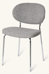 Fabric chair - Polyester/foam/iron/poplar wood. - Grey - Søstrene Grene