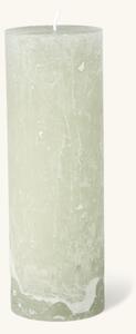 Pillar candle - 6.8 x 20 cm. 85 hours. - Dusty Green - Søstrene Grene