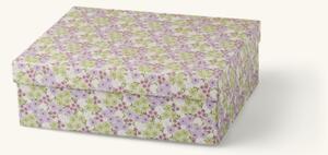 Box with dividers - Paper. 25 x 20 x 8.5 cm. - Off White - Søstrene Grene