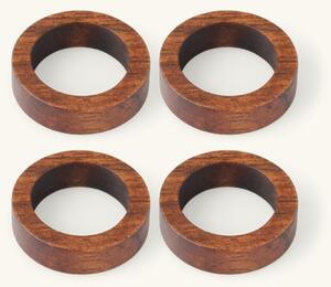 Napkin ring - Acacia wood. Ø5.4 x 1.5 cm. - Dark Nature - Søstrene Grene