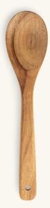 Wooden cooking spoon - Acacia wood. 29.5 x 6.5 cm. - Dark Nature - Søstrene Grene