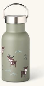 Insulated flask 350 ml - Stainless steel. 23 x 10 x 8 cm. - Thyme Green - Fresk