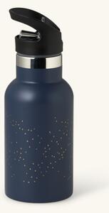 Insulated flask 350 ml - Stainless steel. 23 x 10 x 8 cm. - Dark Blue - Fresk