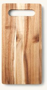 Cutting board - Acacia wood. 18.9 x 38 cm. - Dark Nature - Søstrene Grene