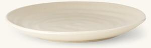 Dinner plate - Stoneware. 27 cm. - Off White - Søstrene Grene