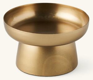 Candleholder - Brass. Ø9.5 x 5.3 cm. - Gold - Søstrene Grene