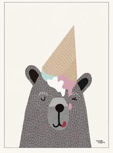 I Love Cream A3 - Michelle Carlslund. - Multi - Poster and Frame Kids