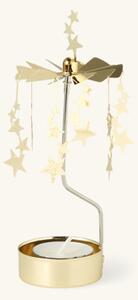 Angel chimes with stars - Metal. 7 x 7 x 17 cm. - Gold - Pluto