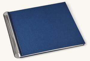 Spiral photo album - Paper. 23 x 22.3 cm. 270 gsm. 40 pages. - Azure Blue - Semikolon