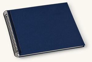 Spiral photo album - Paper. 17 x 17 cm. 270 gsm. 20 pages. - Azure Blue - Semikolon