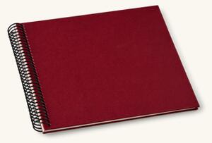 Spiral photo album - Paper. 17 x 17 cm. 270 gsm. 20 pages. - Bordeaux - Semikolon