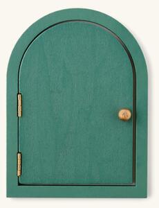 Elf door - Schima superba. 10.5 x 14 cm. - Pine Green - Søstrene Grene