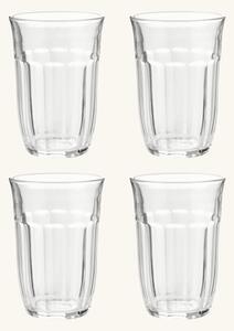 Drinking glasses 4-pack - Glass. 8.7 x 12.6 cm. 310 ml. 4 pcs. - Clear - Søstrene Grene