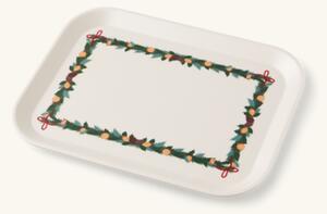 Tray - Melamine. 25 x 20 cm. - Off White - Søstrene Grene