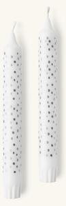 Taper candles 19 cm - Stearin/paraffin. 2.2 x 19 cm. 7 hours. - White - Søstrene Grene