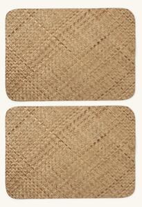 Placemats 2-pack - Seagrass. 45 x 32 cm. 2 pcs. - Nature - Søstrene Grene