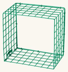 CUBE - Metal. 21 x 13.5 x 21 cm. - Green - Kalager Design