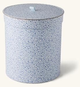 Round box - Cardboard. Ø24 x 26 cm. - Ice Blue - Søstrene Grene