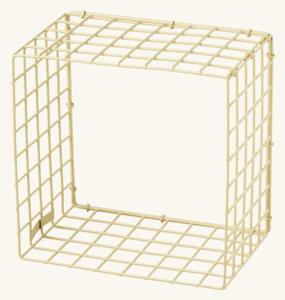 CUBE - Metal. 21 x 13.5 x 21 cm. - Camel - Kalager Design