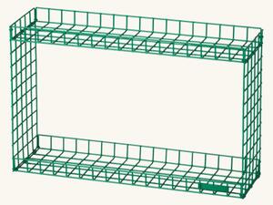 RACK - Metal. 44 x 13.5 x 28.5 cm. - Green - Kalager Design