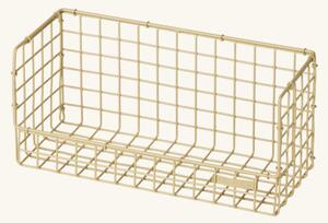 WIRE SHELF - Metal. 34 x 14 x 16 cm. - Camel - Kalager Design