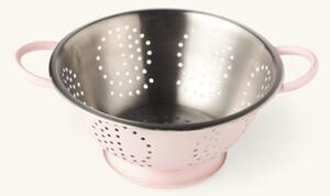 Colander - Stainless steel. 24 cm. - Nude - Søstrene Grene