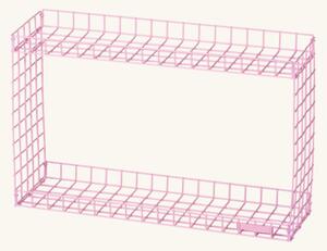 RACK - Metal. 44 x 13.5 x 28.5 cm. - Rose - Kalager Design