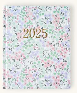 Calendar 2025 - Paper/cardboard. 20 x 16.5 cm. - Mint - Søstrene Grene