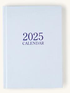 Calendar 2025 - Paper/cardboard. 21 x 15 cm. - Ice Blue - Søstrene Grene