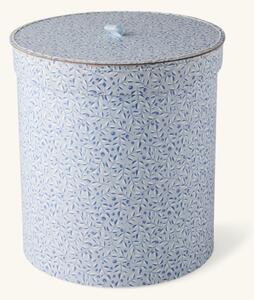 Round box - Cardboard. Ø26 x 28 cm. - Ice Blue - Søstrene Grene