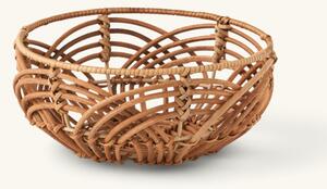 Bread basket - Rattan. Ø25 x 10 cm. - Nature - Søstrene Grene