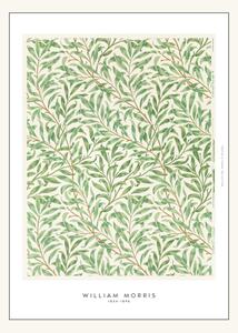 Poster Green Leaves 40 x 50 - William Morris. - Pine Green - Poster and Frame