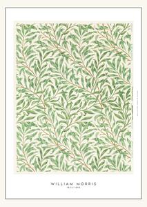 Poster Green Leaves 50 x 70 - William Morris. - Pine Green - Poster and Frame