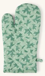 Oven glove - 30.5 x 16 cm. - Moss Green - Søstrene Grene