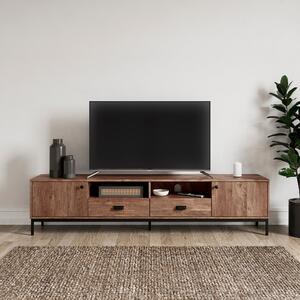 Fulton Pine Extra Wide TV Unit Pine (Brown)