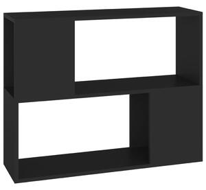 TV Cabinet Black 80x24x63 cm Engineered Wood
