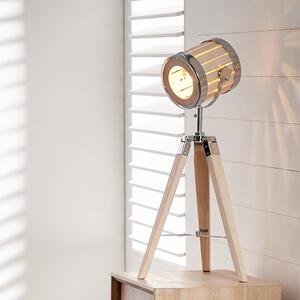 Staithes Marine Tripod Table Lamp Brown
