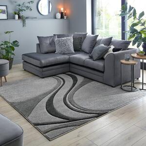 Mirage Square Rug Charcoal