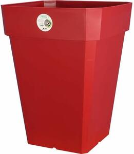 Plant pot Riviera Soleilla Squared Red 40 x 40 cm