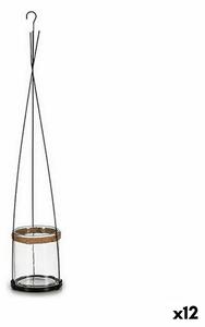 Candleholder Ibergarden HW99-1108 Metal Crystal 15,5 x 85,5 x 15,5 cm (12 Units)