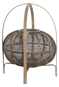 Candleholder DKD Home Decor Brown Natural Bamboo 35 x 35 x 47 cm