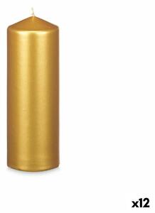 Candle Acorde 92540 Golden 7 x 20 x 7 cm (12 Units)