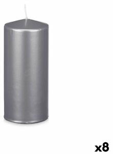 Candle Acorde 92547 Silver 9 x 20 x 9 cm (8 Units)
