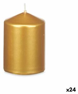 Candle Acorde 92534 Golden 7 x 10 x 7 cm (24 Units)
