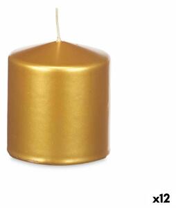 Candle Acorde 92542 Golden 9 x 10 x 9 cm (12 Units)