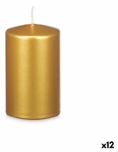 Candle Acorde 92544 Golden 9 x 15 x 9 cm (12 Units)