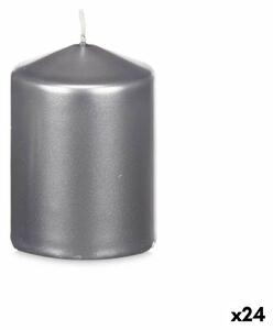 Candle Acorde 92535 Silver 7 x 10 x 7 cm (24 Units)