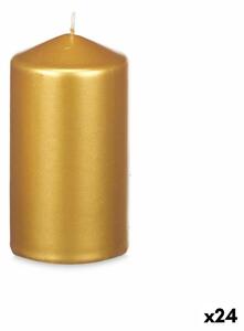 Candle Acorde 92536 Golden 7 x 13 x 7 cm (24 Units)
