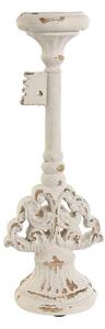 Candleholder Home ESPRIT White Resin 18 x 18 x 50 cm 18 x 15 x 51,5 cm