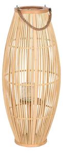 Candleholder Home ESPRIT Natural Light brown Bamboo 35 x 35 x 85 cm